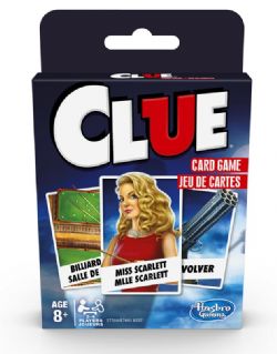 JEU DE CARTES CLUE - VERSION BILLINGUE (CLUEDO)
